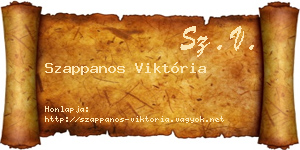 Szappanos Viktória névjegykártya